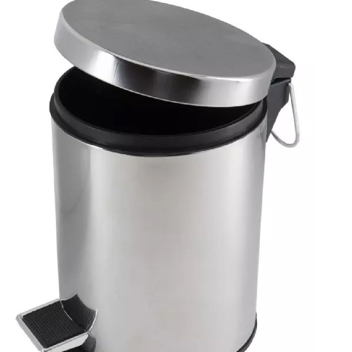 TAUMM - Basurero Papelero Pedal 3 Litros Acero Inoxidable Taumm