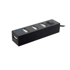 PHILCO - Mini Hub USB 2.0 Negro 4P