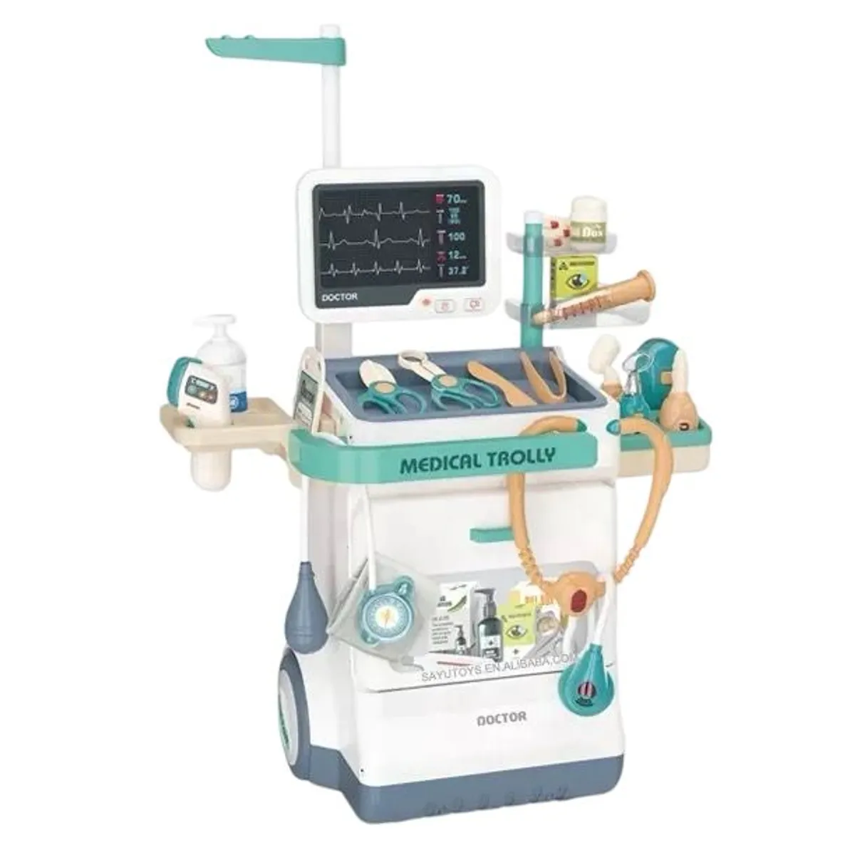 GENERICO - SET DE JUEGO CONSULTORIO MEDICO ELECTROCARDIOGRAMA