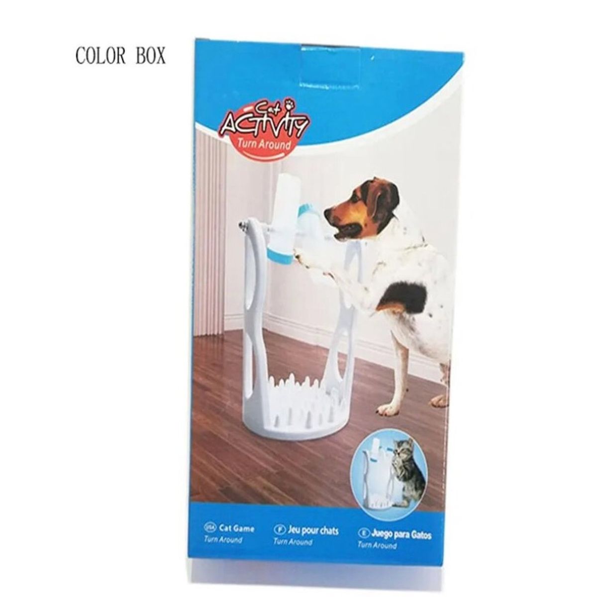 GENERICO - Juguete Mascota Plato Giratorio Vaso Alimentación Lenta