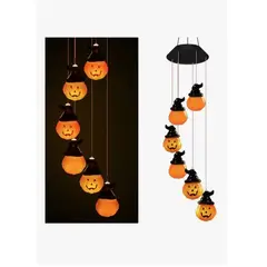 GENERICO - Luces Guirnalda De Calabaza Halloween
