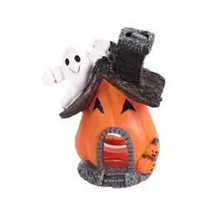 GENERICO - Estaca Solar De Halloween Calabaza Con Fantasma Luz D Jardín