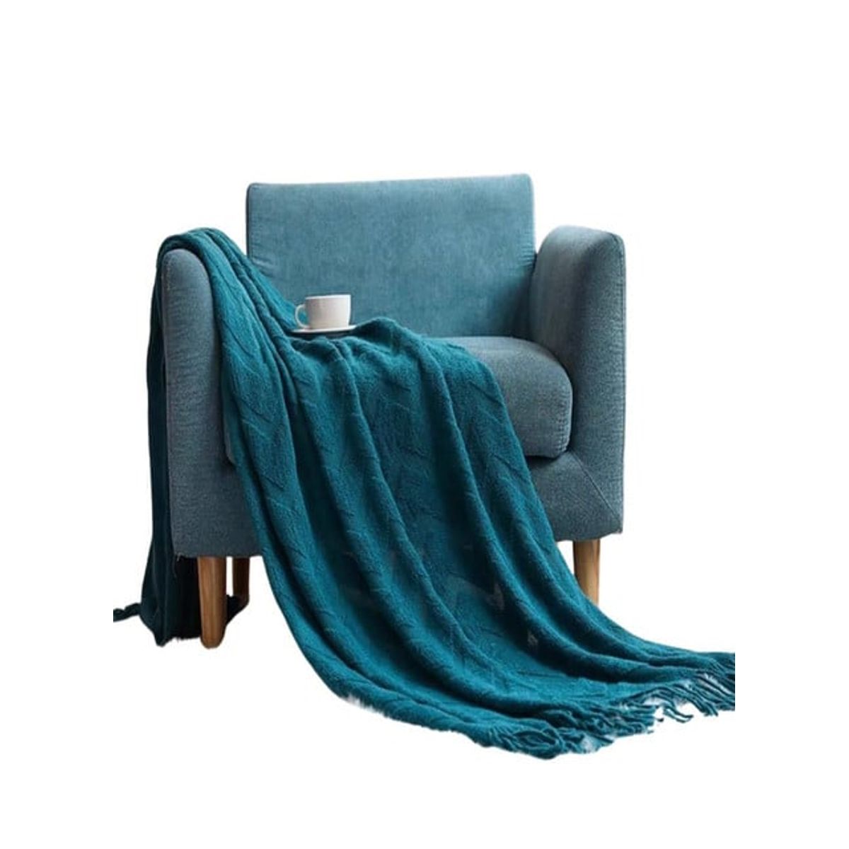 GENERICO - Mantas para sofas camas u oficinas muy suaves 127x152 cm