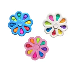 GENERICO - Spinner Pop It X 4 Juguete Sensorial Cotillón Activarte