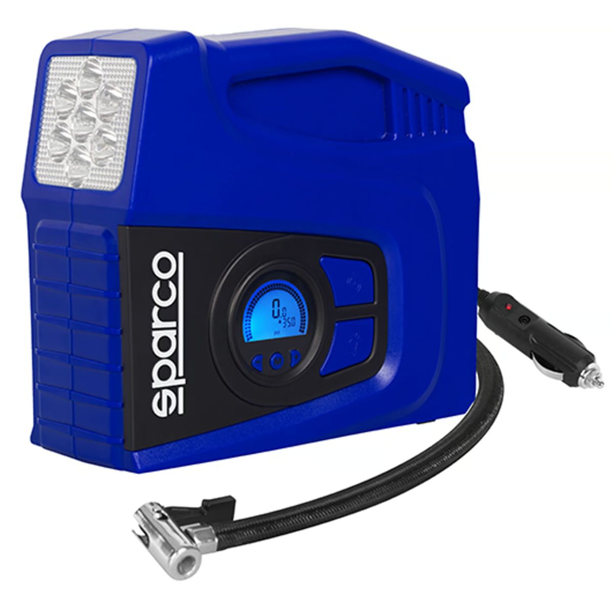 SPARCO - Compresor Aire Para Neumaticos Auto Sparco Spt163 12v