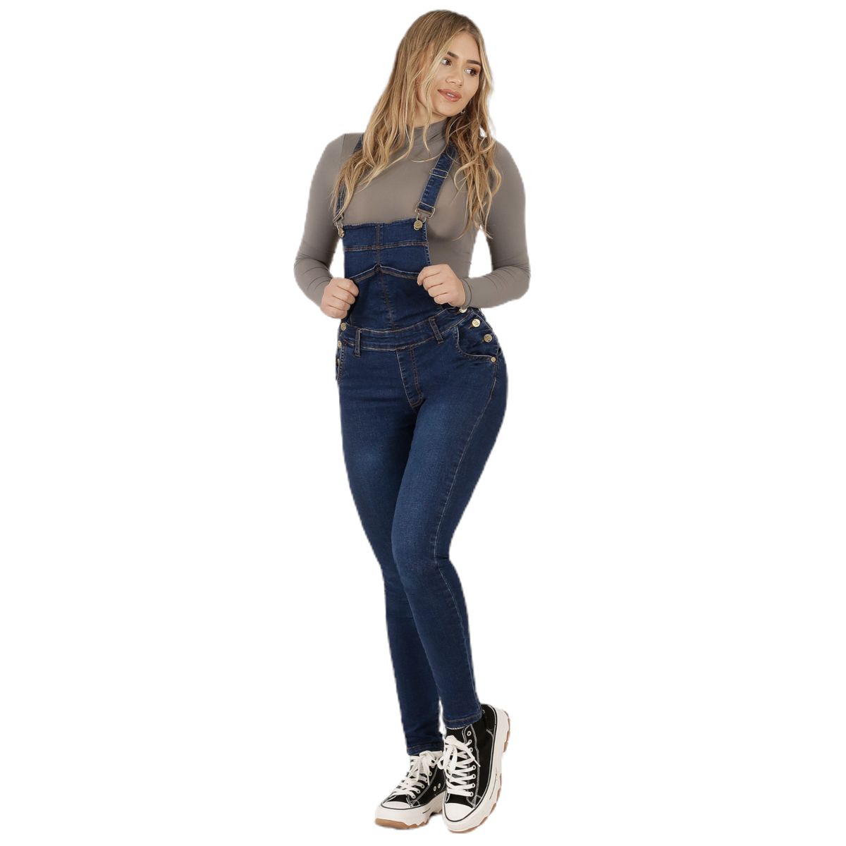 YASSNE - Jardinera de jeans para mujer 333 Yassne