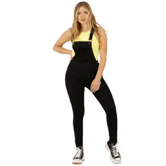 YASSNE - Jardinera de jeans para mujer 331