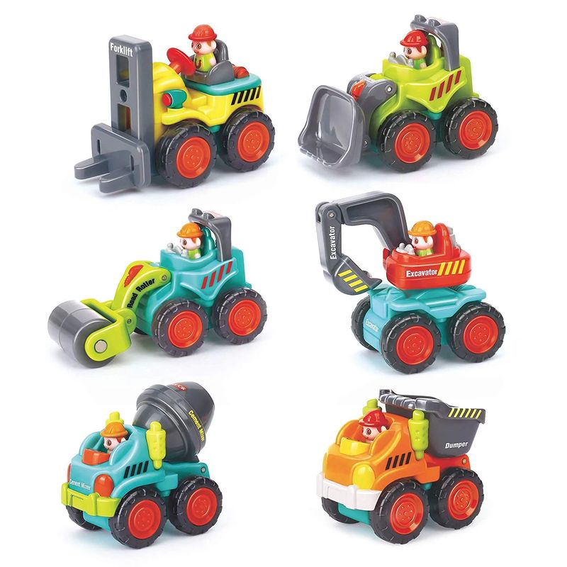 HOLA TOYS - Set 6 Vehículos De Construcción Hola Toys
