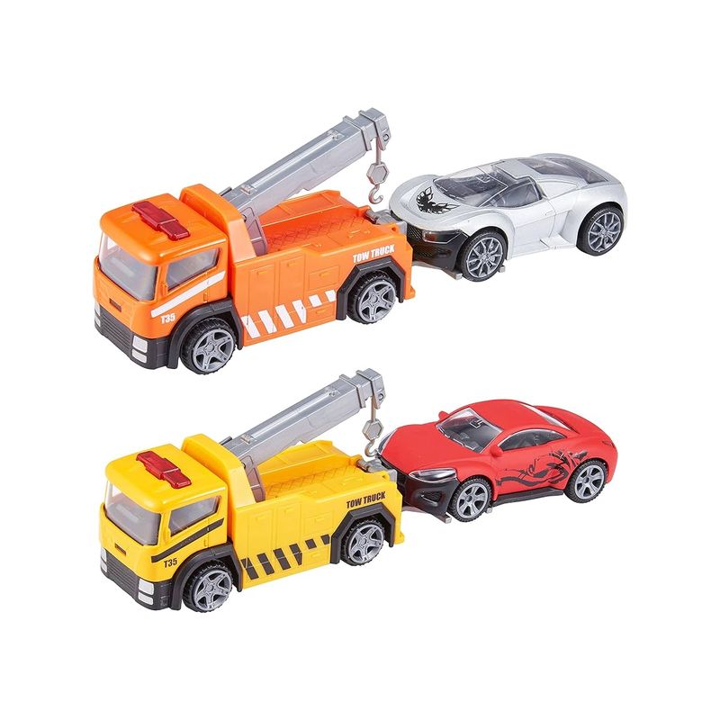 TEAMSTERZ - Pack Vehículos Recovery Tow Truck Surtidos 1 Un