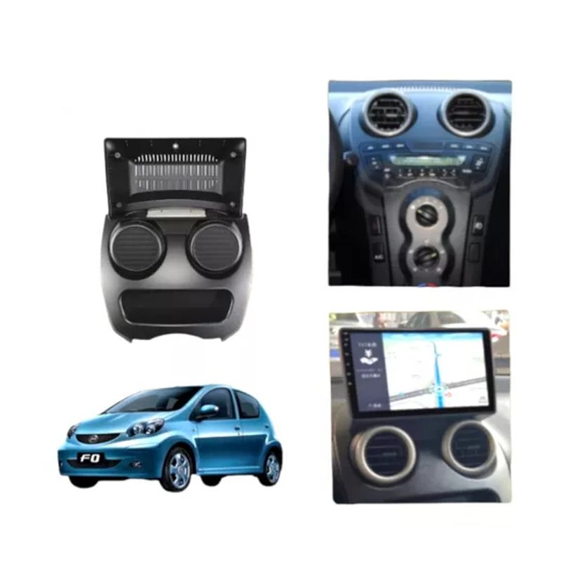 GENERICO - Bisel Adaptador Radio 9pul Byd F0 2008 - 2012 Karvas