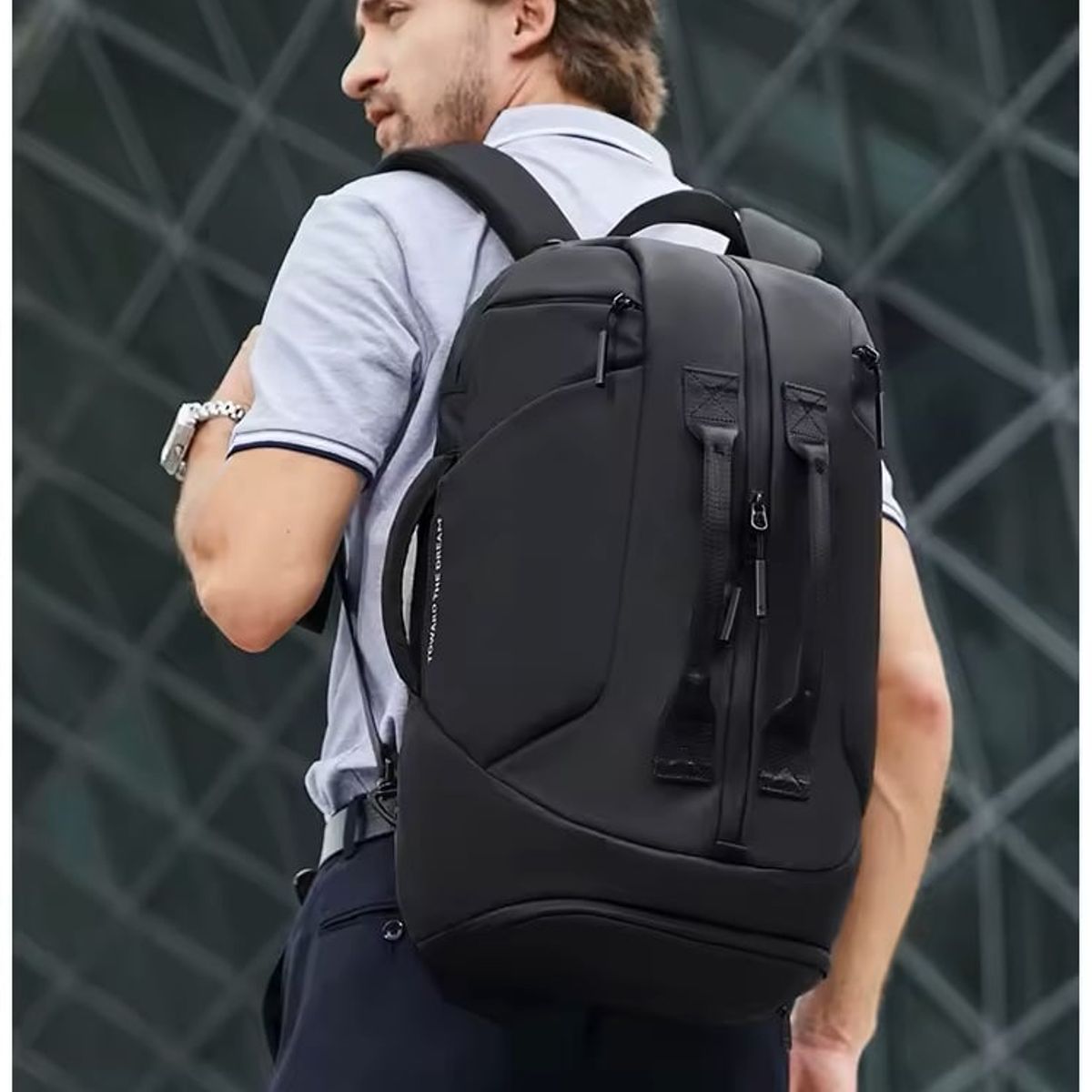 GENERICO - Mochila 2 en 1 para Deporte y Oficina: Impermeable, 40 Litros Oxford