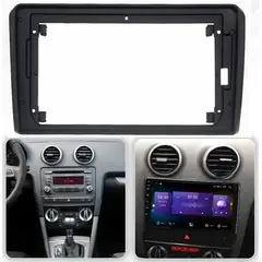 GENERICO - Bisel Adaptador Radio 9pul Audi A3 2008-2013 Auto Karvas