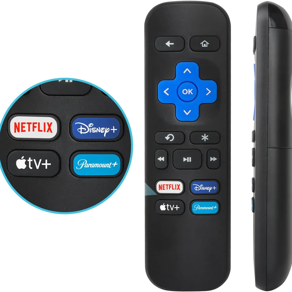 KUANGYE - Control Remoto Compatible Con Roku Express Premiere 123