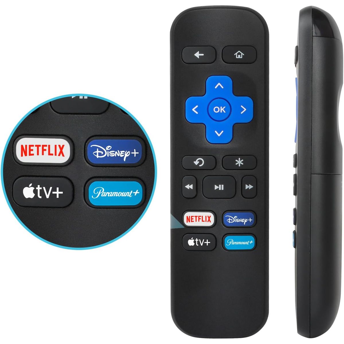 KUANGYE - Control Remoto Compatible Con Roku Express Premiere 123