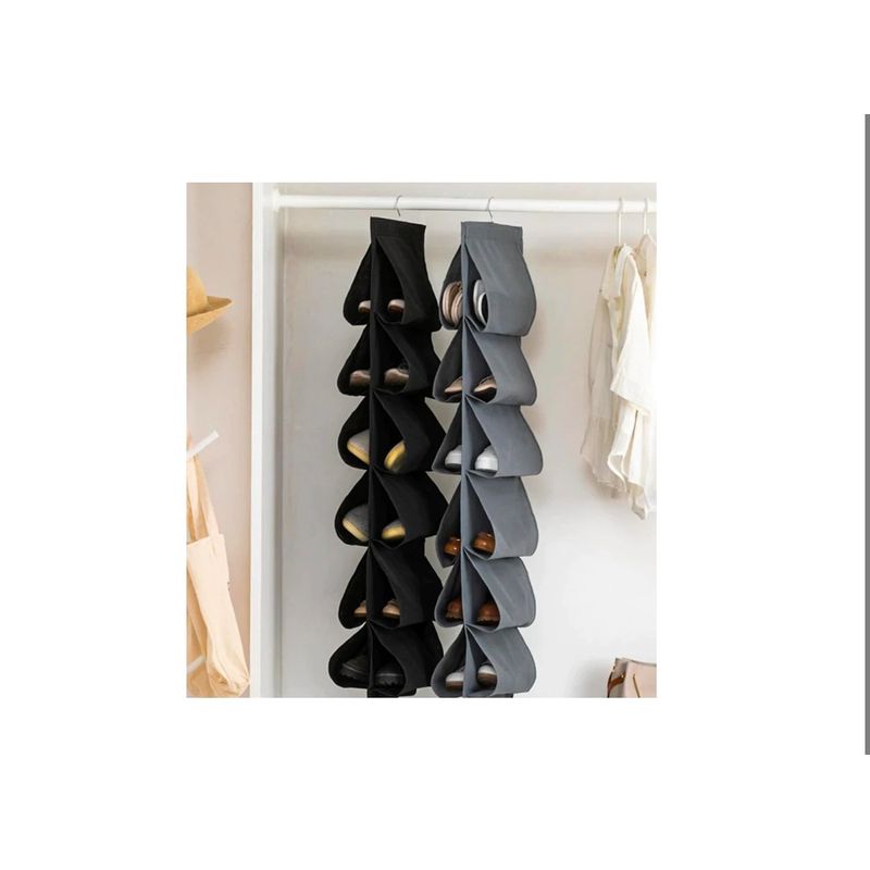 GENERICO - Organizador Colgador Zapatos Carteras Jockey Para Closet black