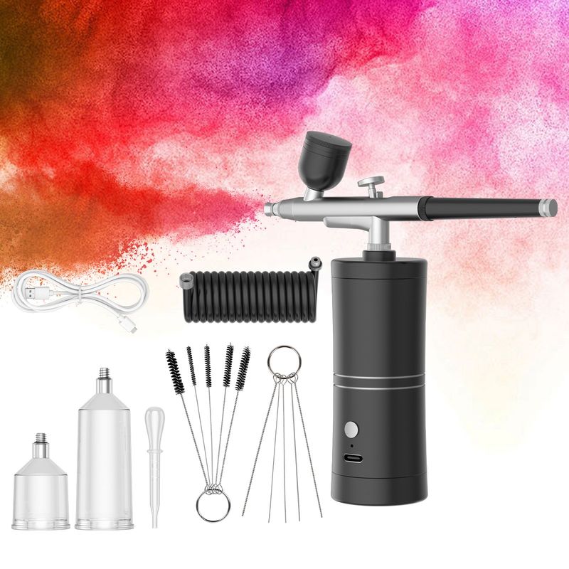 AIZO - Airbrush Aerográfica Aerografo Eléctrica Portatil Kit