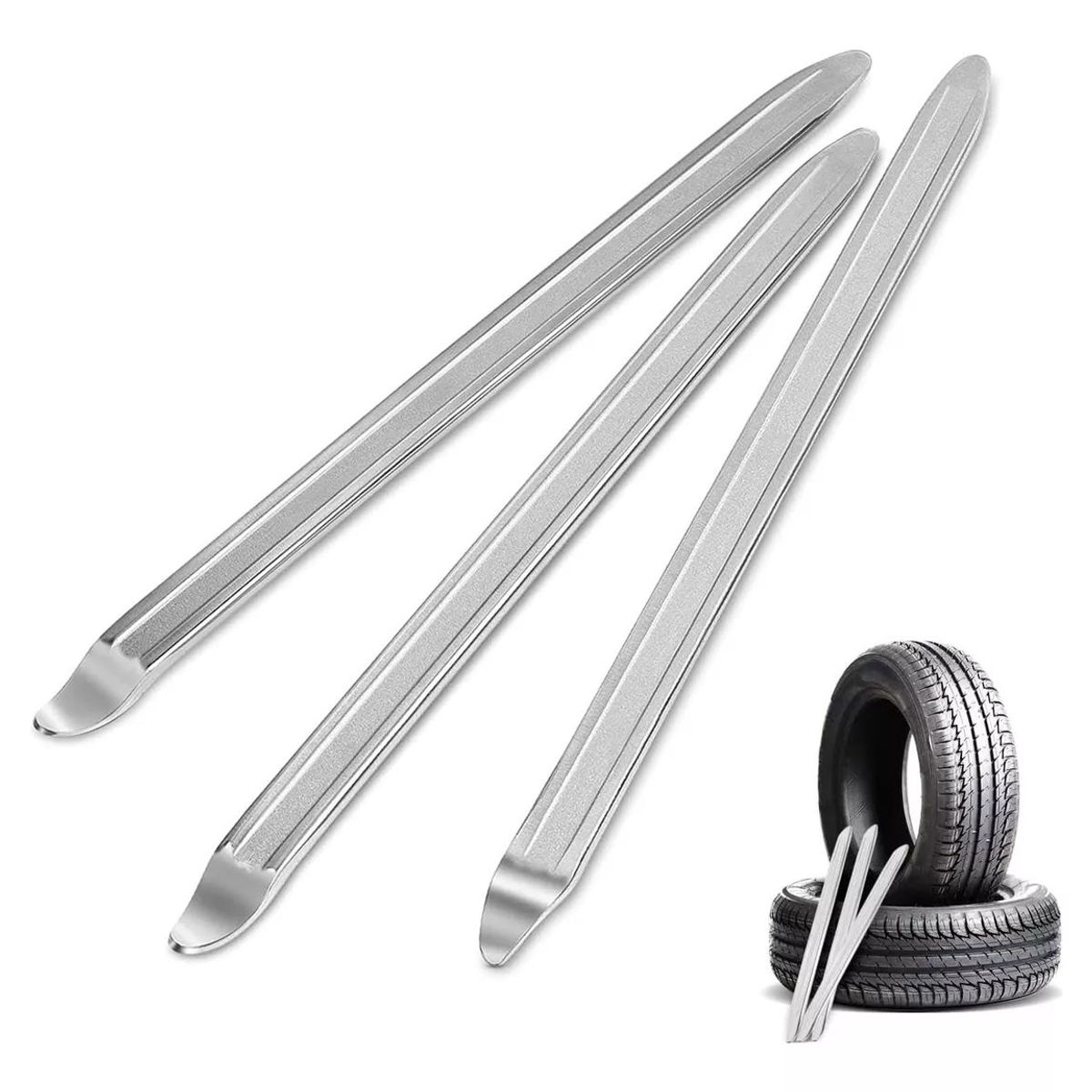 KUANGYE - Set De 3 Desmontador De Neumáticos Moto Bicicleta,30 Y 40 Cm