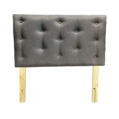 GENERICO - Respaldo 1 1/2 Gris Lino Muebles Rimar