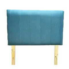 GENERICO - Respaldo 1 1/2 Turquesa Lino Lineal Muebles Rimar