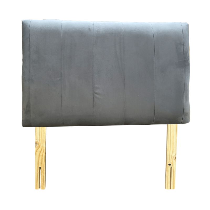 GENERICO - Respaldo 1 1/2  Gris Felpa Lineal Muebles Rimar.