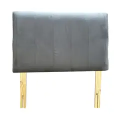 GENERICO - Respaldo 1 1/2 Gris Felpa Lineal Muebles Rimar