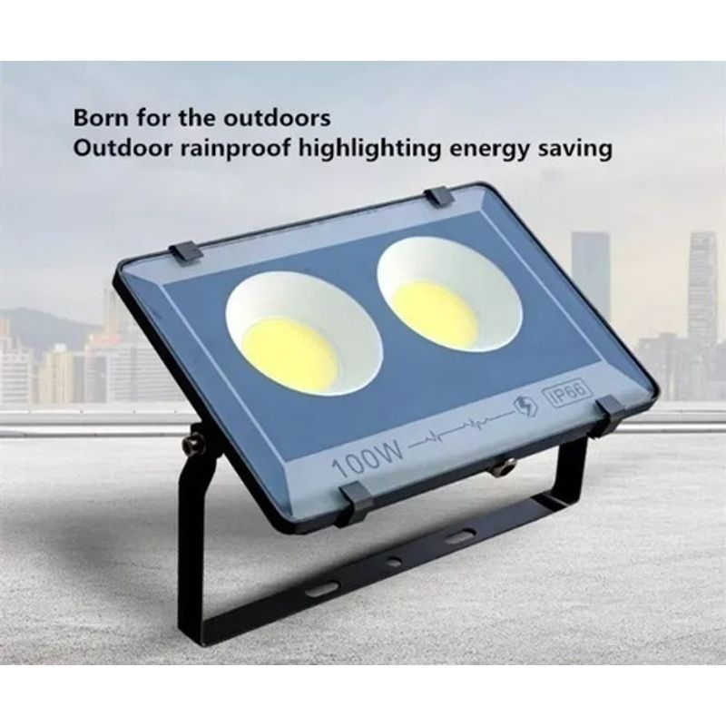 GENERICO - Foco Cob Led Plano Reflector Multiled 100w Exterior