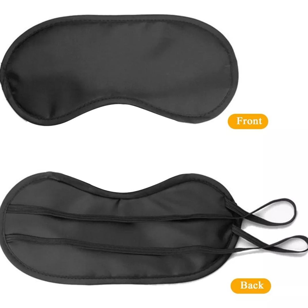 KUANGYE - 25 Antifaz Negro Para Dormir, Viajar, O Descanso
