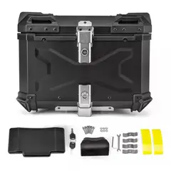 KUANGYE - Maleta Moto Top Case Aluminio 55 Litros + Base