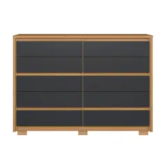 VEKKAHOME - COMODA DUETO GREY 10C