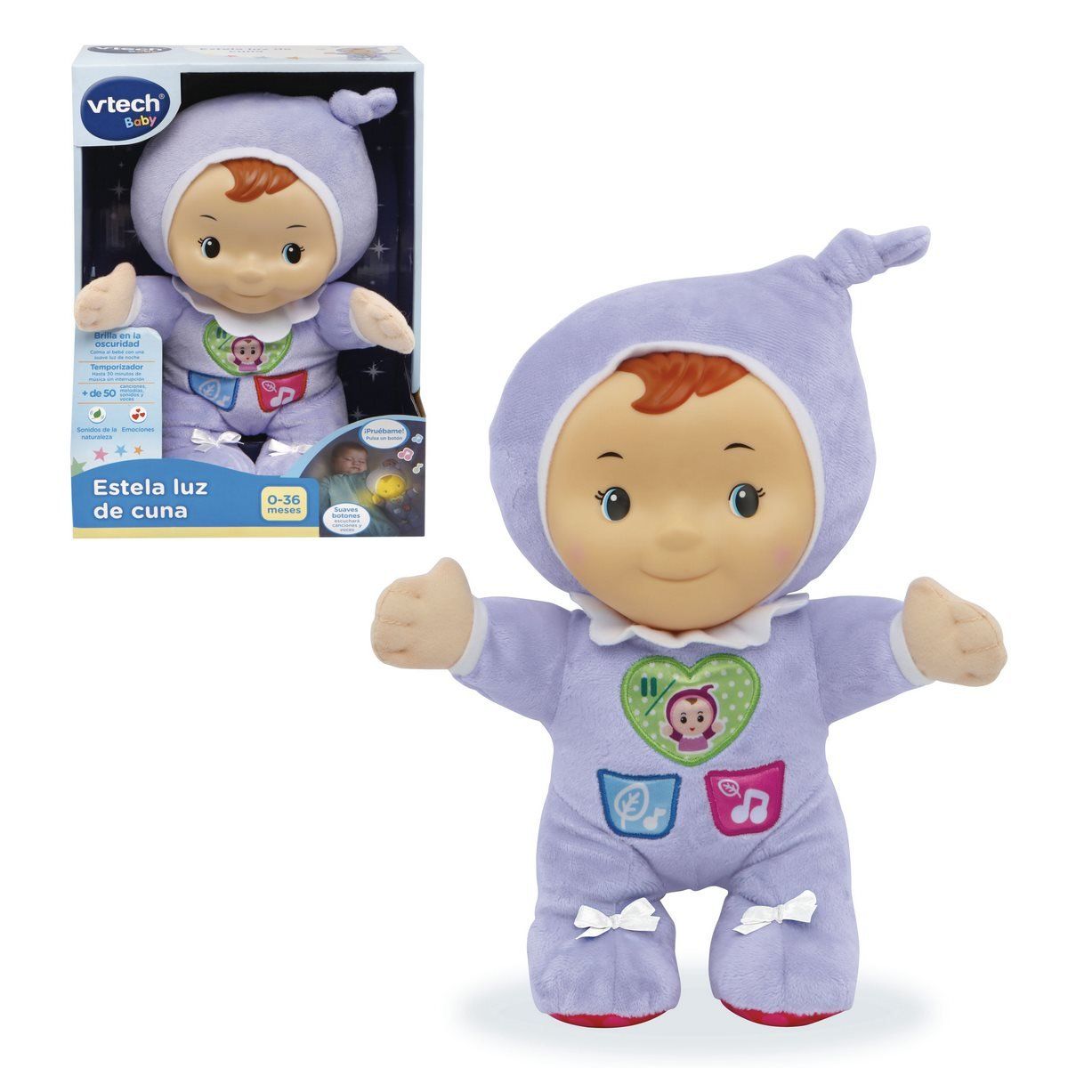 VTECH - Gimnasio VTECH luz de cuna para bebé con melodías relajantes