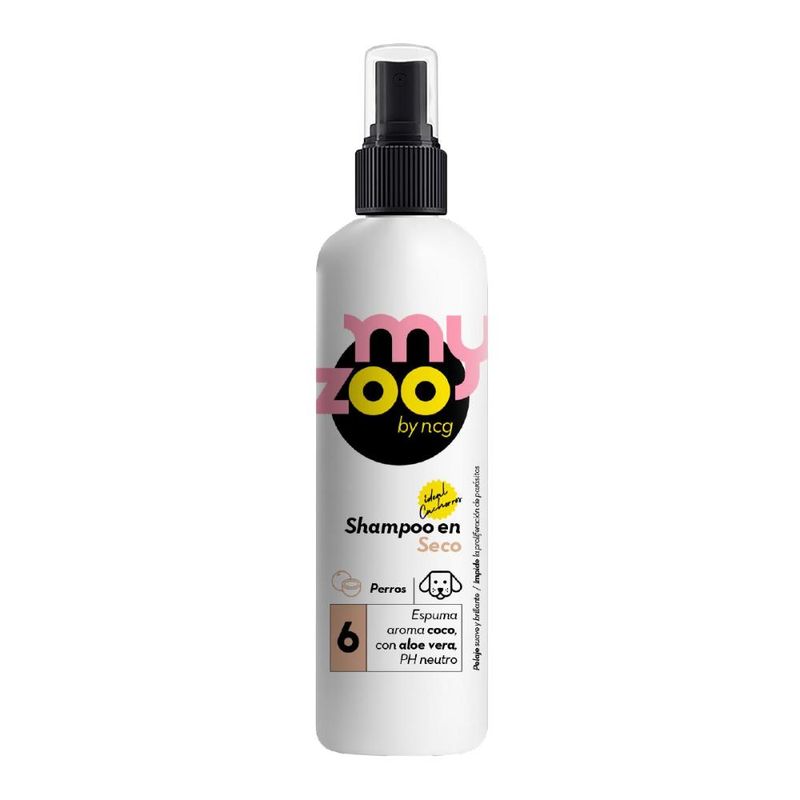 MYZOO - Shampoo para Perros MYZOO Neutro Espuma en Seco Coco 250cc