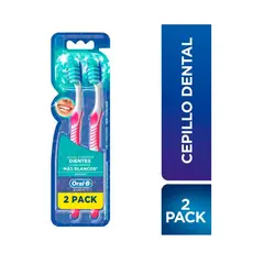 ORAL B - CEPILLO 3D WHITE MEDIANO X 2 UND