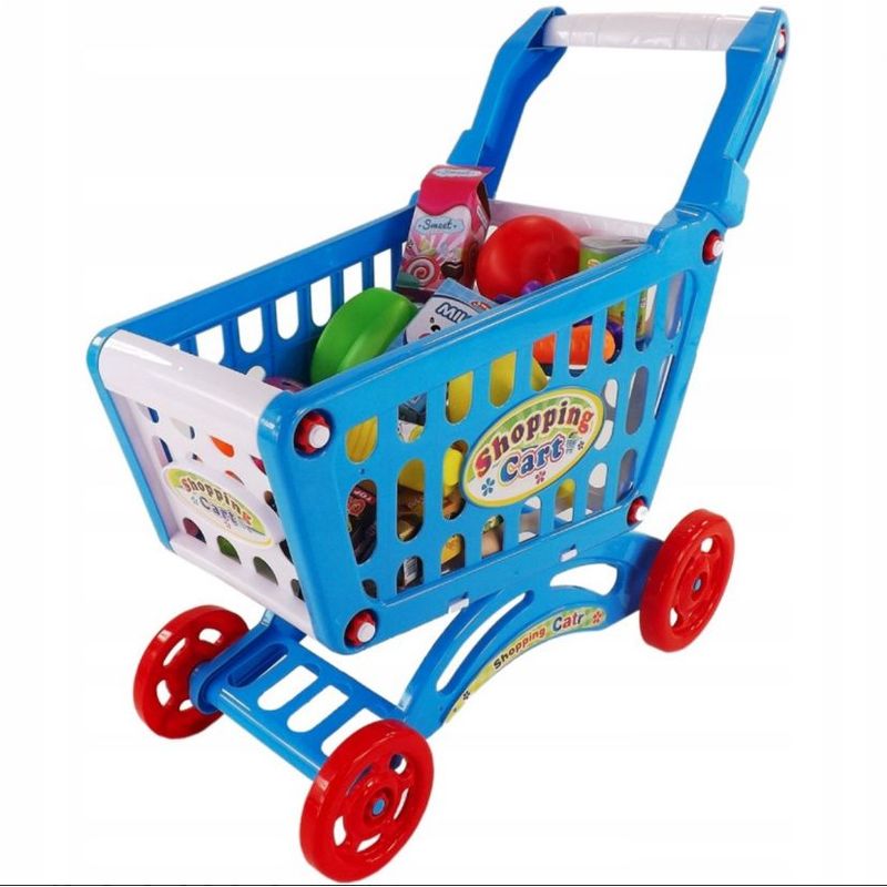 GENERICO - CARRITO SUPERMERCADO COMPRAS PARA NIÑOS JUGUETE