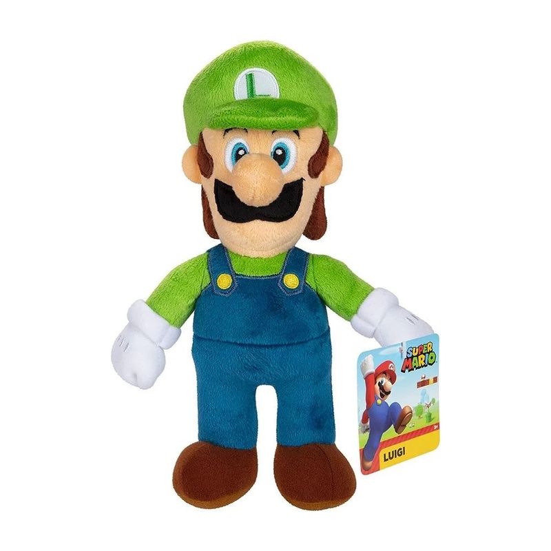 INTEK GAMES - Peluche Super Mario - Luigi 25 Cm