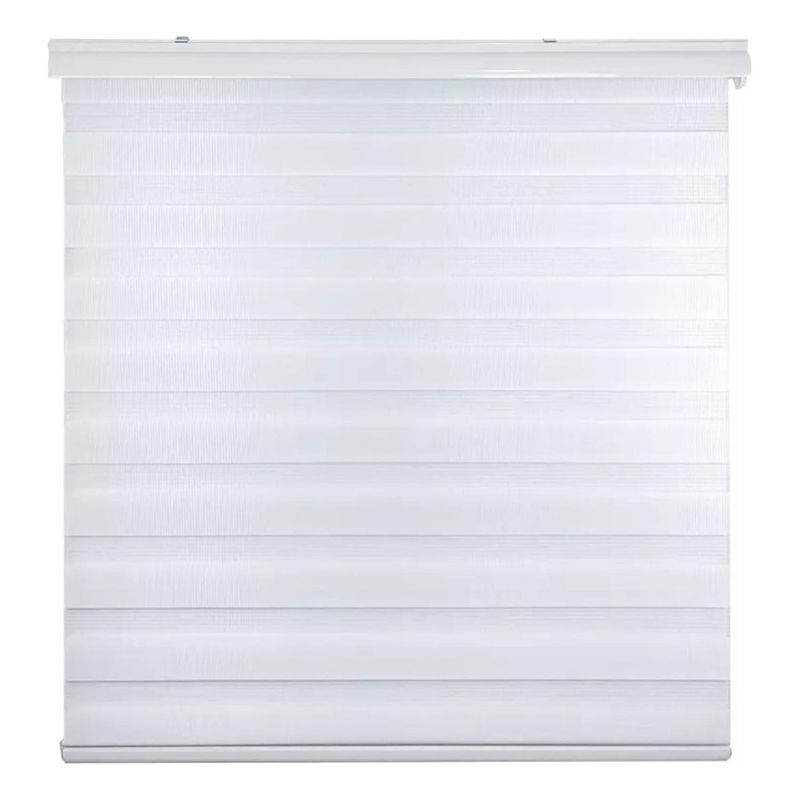 IMPORTCLICK - Cortina Roller Dúo Zebra Blanco 140x200 CM IMPORTCLICK