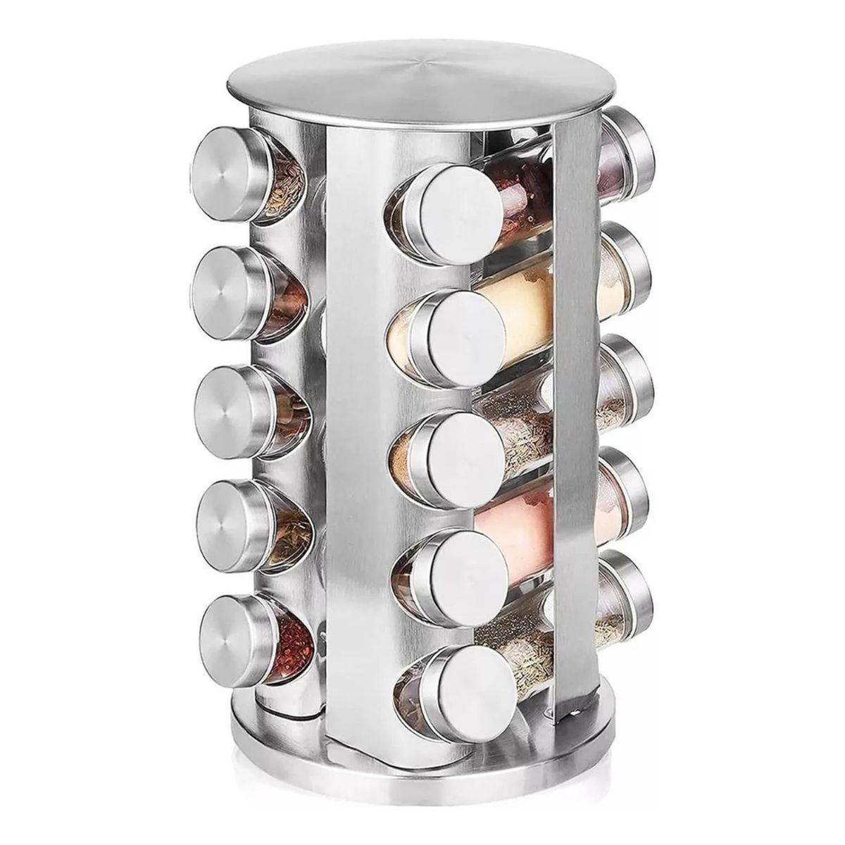 IMPORTCLICK - Set Especieros Aliños Giratorio 20 Frascos Cocina IMPORTCLICK