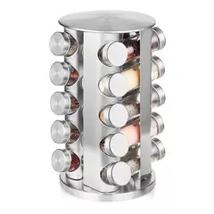 IMPORTCLICK - Set Especieros Aliños Giratorio 20 Frascos Cocina