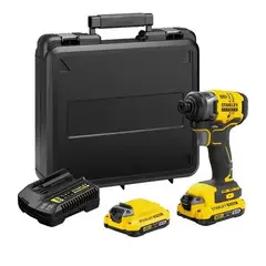 STANLEY - Atornillador De Impacto Sbi810d2k Brushless 20v 2bat