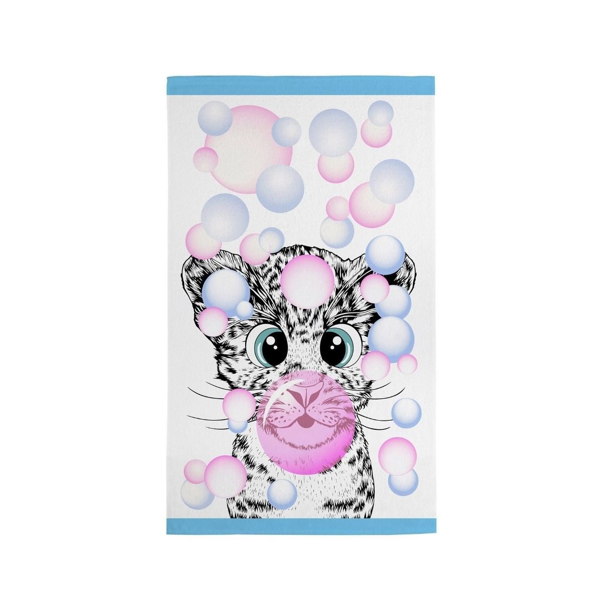 TEKA - Toalla de Baño Candy Gatito - 65 x 115cm - 300 gm² - Algodón - Teka