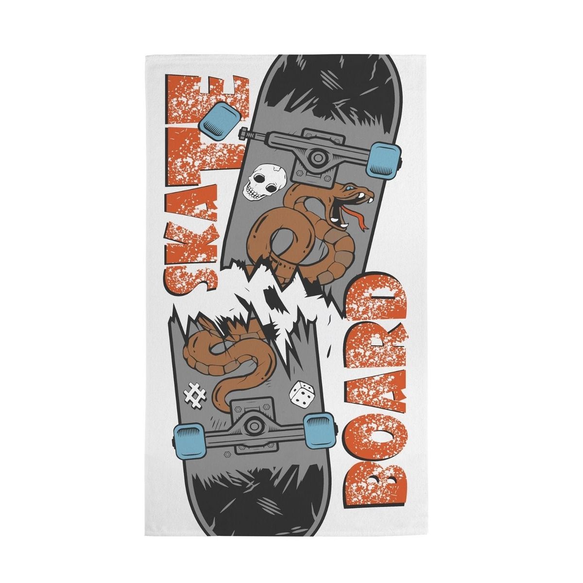 TEKA - Toalla de Baño Candy Skate - 65 x 115cm - 300 gm² - Algodón - Teka