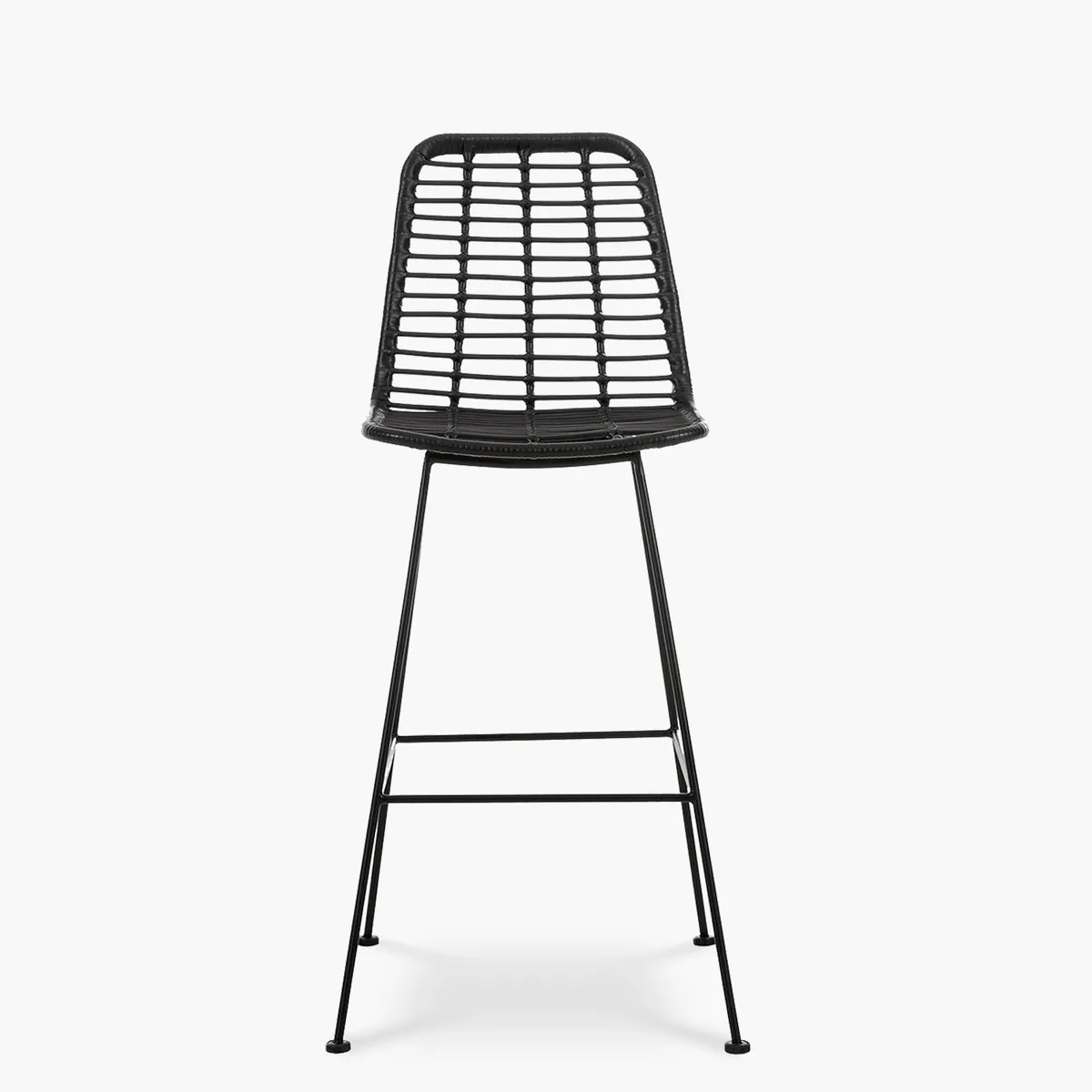 FORM DESIGN - Taburete Terraza Ratan Creta Negro Form