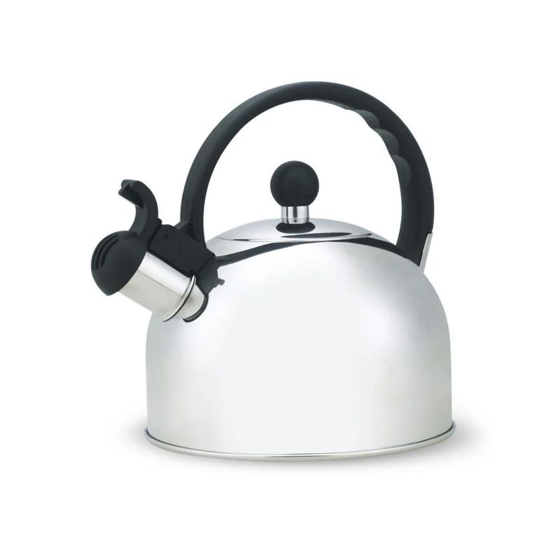 WENS - Tetera Sicilia de 2500ml Plateada Menaje Cocina Hogar