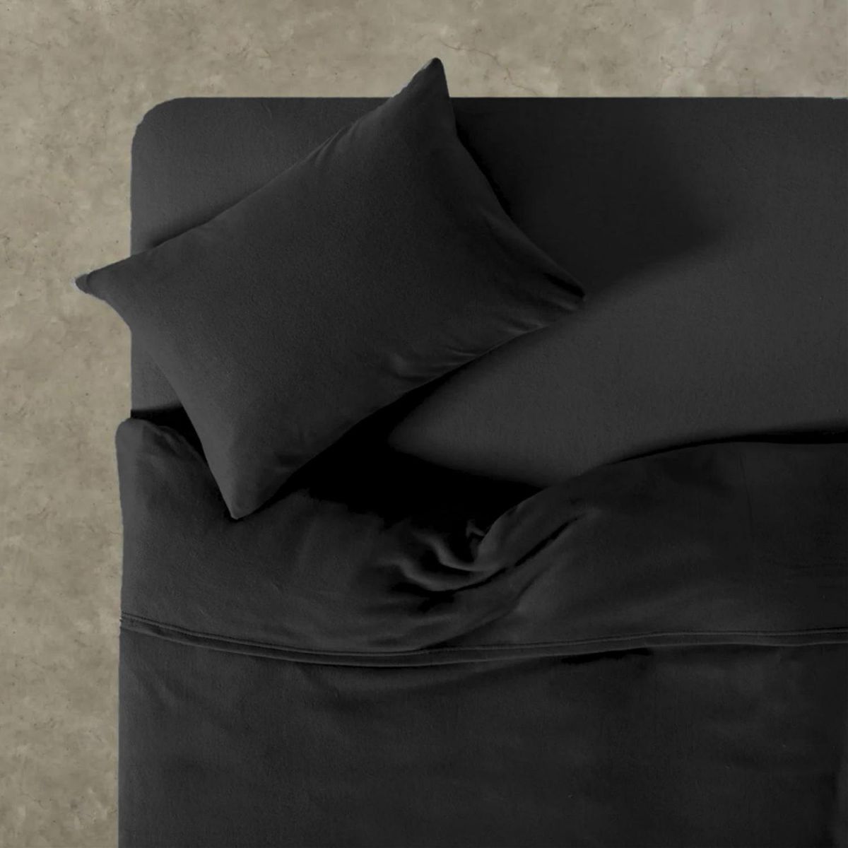 GENERICO - Sabanas De Polar 2.0 Plazas (queen) Negro Otoño Invierno