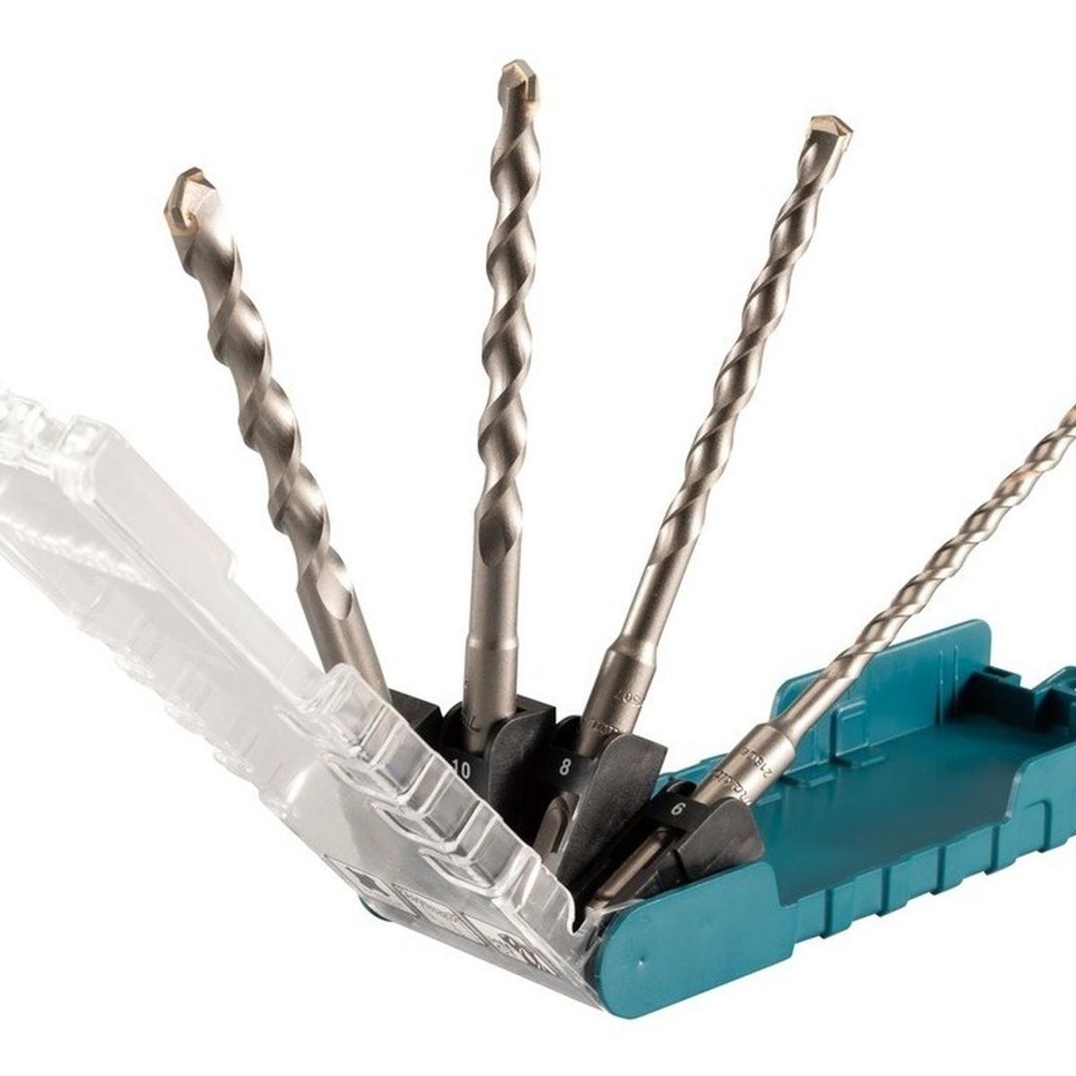 MAKITA - Set Broca SDS-Plus Tct 4 Pzs (6, 8, 10, 12mm) Makita D-74756