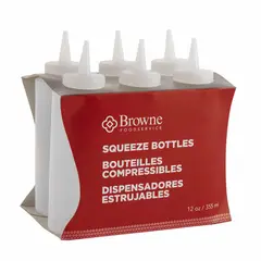 GENERICO - Botella salsas 355ml Set 6 piezas