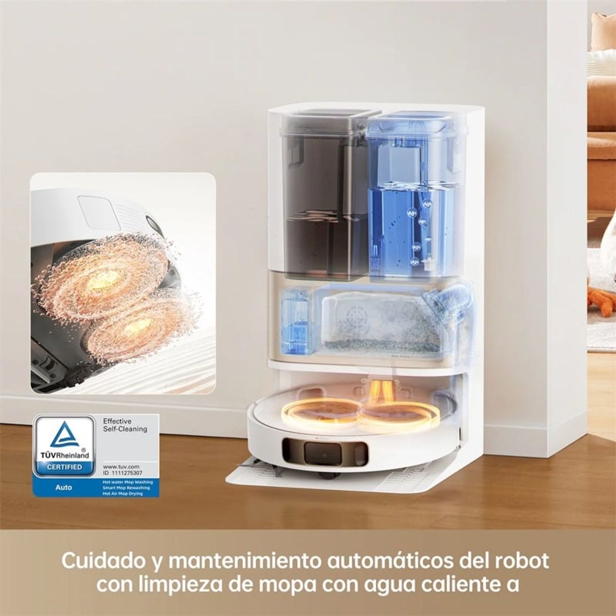 Dreame L10s Pro Ultra Heat Robot Aspirador y Trapeador Combo extensión de trapeador, marca DREAME - Foto 2
