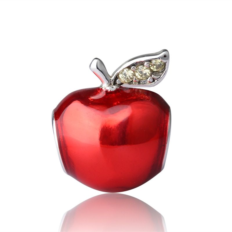 ELBAULDEJUMA - Charm dije plata 925 manzana Blancanieves pulsera colgante