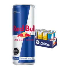 RED BULL - Bebida Energética Pack 8 Latas Variedades 250Ml