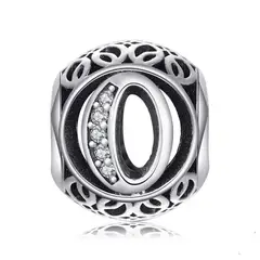 ELBAULDEJUMA - Charm dije abalorio letras pulsera colgante plata 925