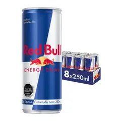 RED BULL - Bebida Energética Pack 8 Latas 250Ml